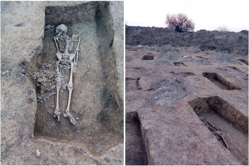 18+ Археологи нашли скелеты при раскопках под Новороссийском 