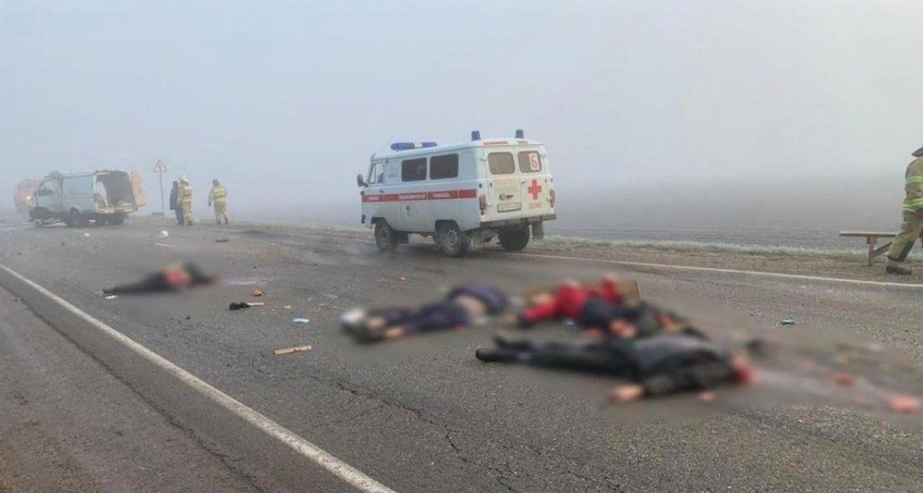 В страшном ДТП на Кубани погибли шесть человек 
