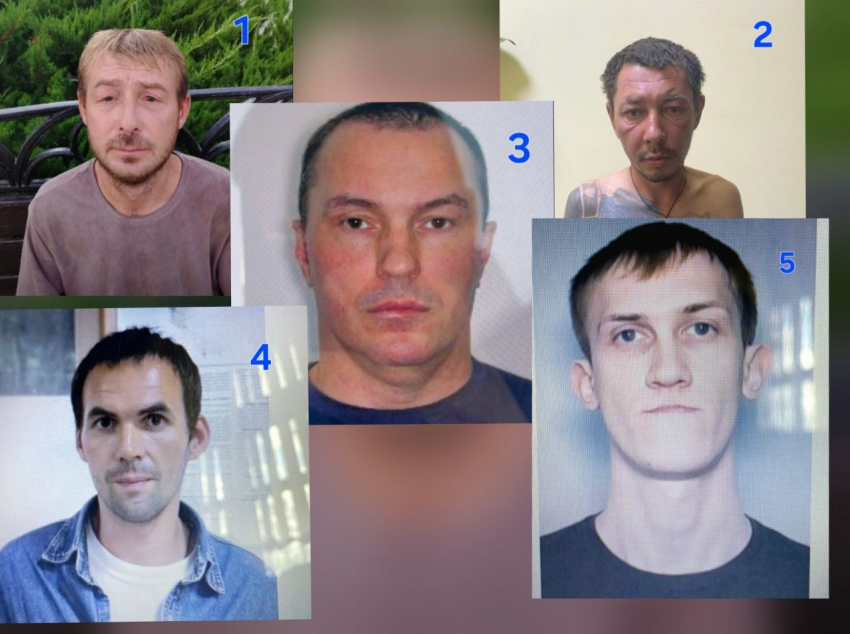 Пятерых мужчин разыскивает полиция Центрального района Новороссийска