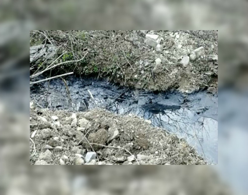 Нечистоты длительное время сливают в реку в пригороде Новороссийска