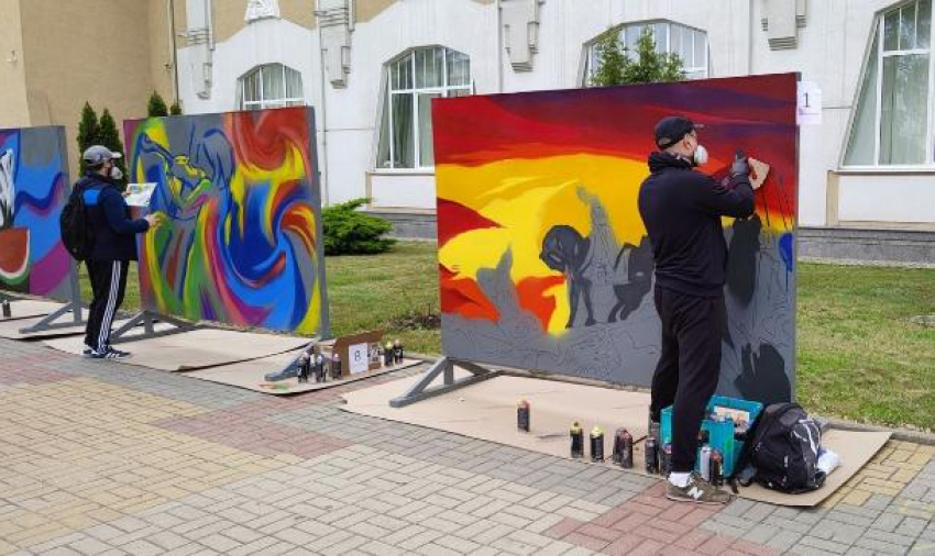 Новороссийцы смогут сами нарисовать граффити в парке Фрунзе