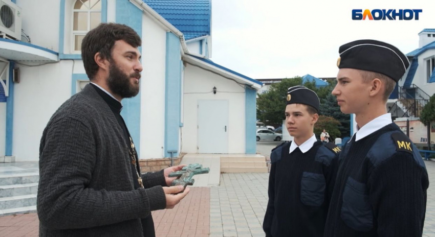Благословение всему курсу: удивительную находку обнаружили курсанты Морского колледжа Ушаковки 