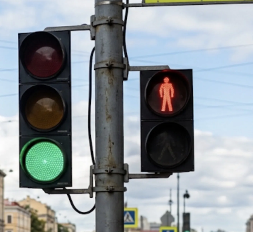 В Новороссийске установят три новых светофора для пешеходов