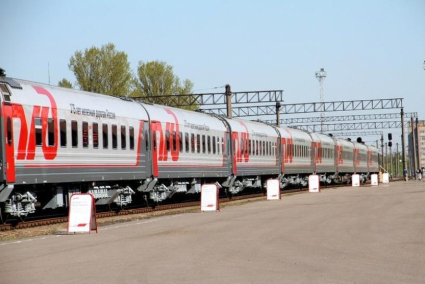 Поезд с музеем едет в Новороссийск