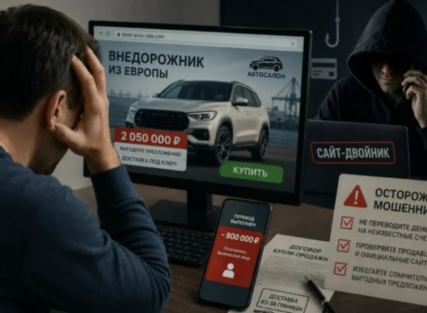 Вместо машины себе жительница Новороссийска «подарила» мошенникам 2,5 млн рублей