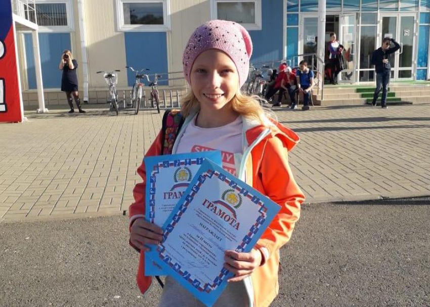 Маленькая спортсменка из Новороссийска стала одной из лучших кролисток  в крае