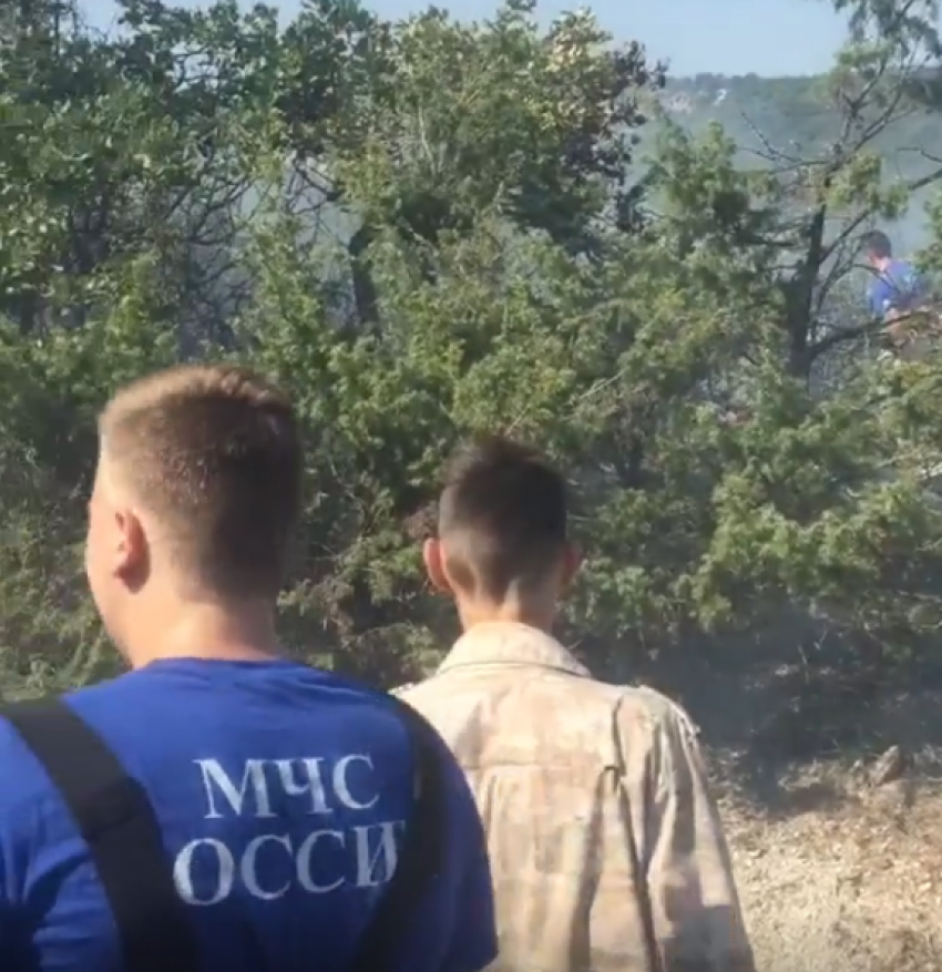 Выжил в эпицентре лесного пожара и сумел снять его на видео житель Новороссийска
