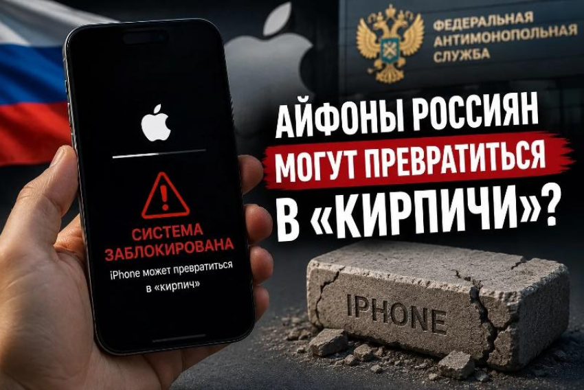 Айфоны россиян могут превратиться в «кирпичи»