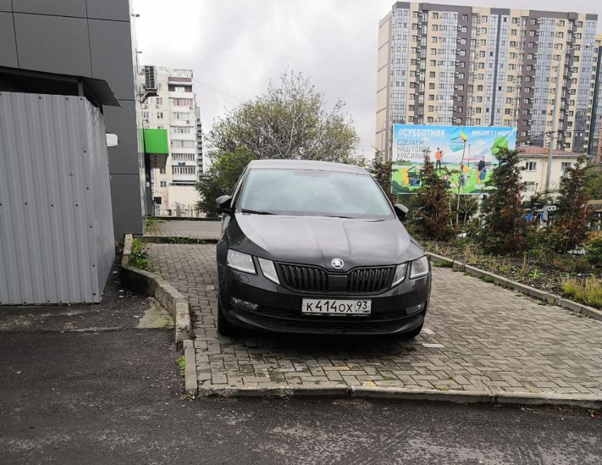 В Новороссийске появился еще один король парковки 