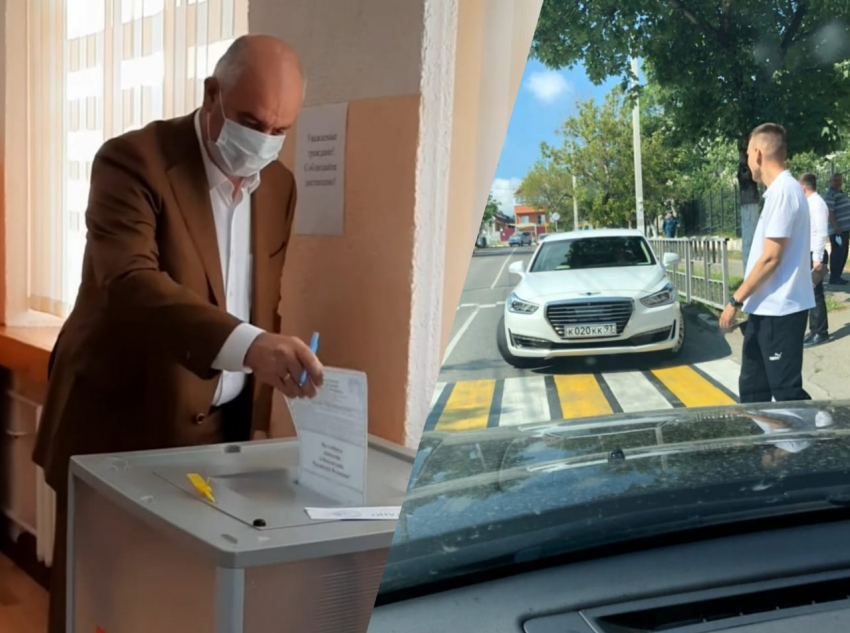 «2 метра пройти не может», - жительницу Новороссийска возмутил припаркованный на проезжей части автомобиль администрации