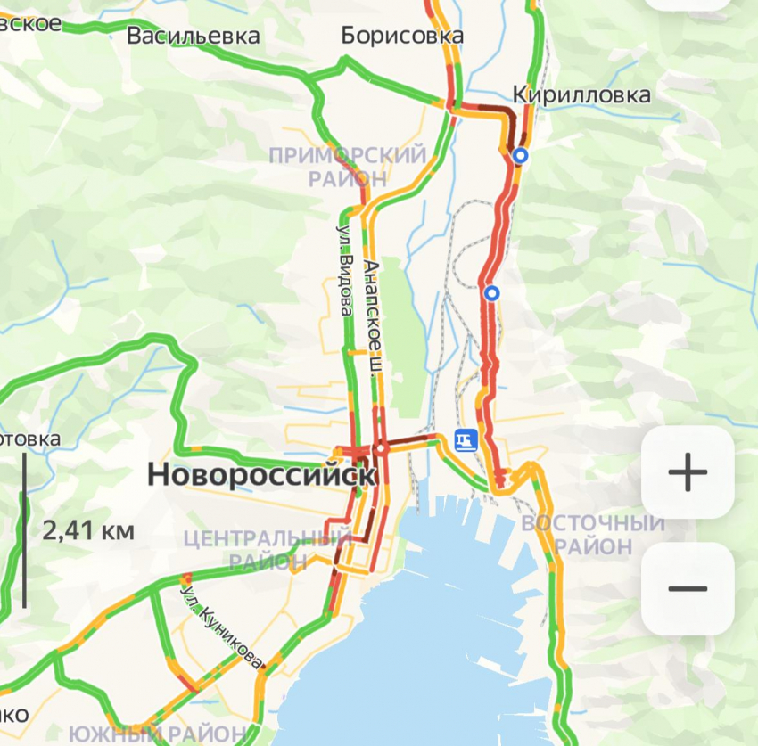 Спешить домой бесполезно: Новороссийск атаковали пробки 