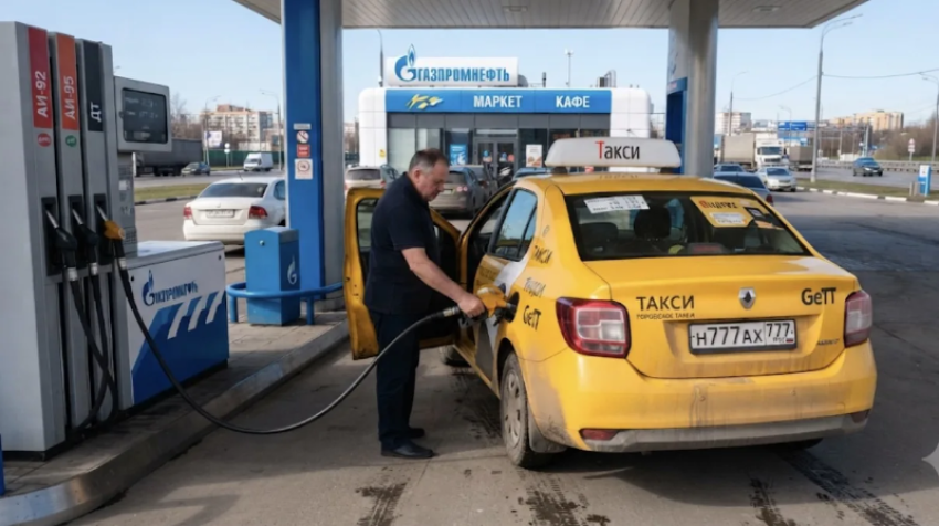 Таксистам могут дать приоритет на заправках Краснодарского края