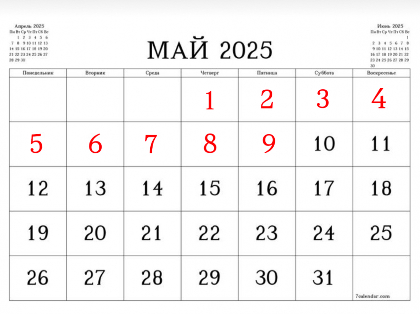 Депутат ГД предложил сделать выходными все дни с 1 по 9 мая 