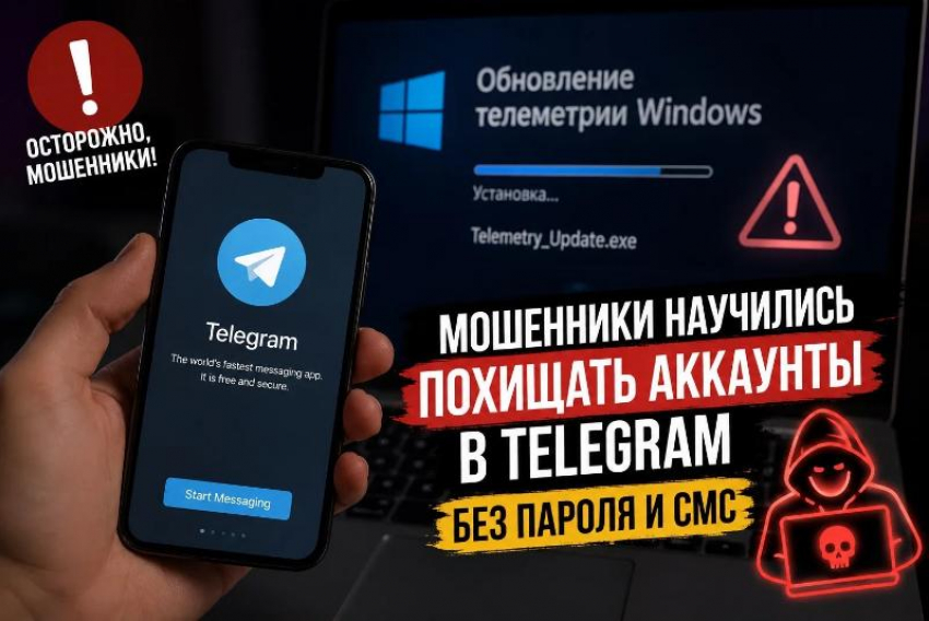 Мошенники нашли новый способ взламывать Telegram без пароля и СМС