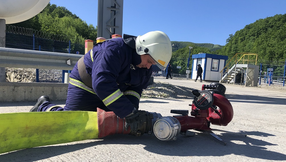 АО «Черномортранснефть» провело учебно-тренировочное занятие