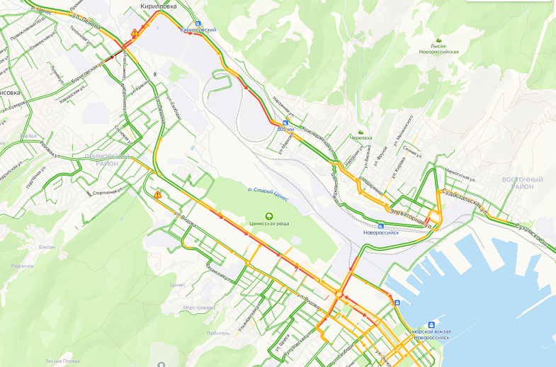 Карта пробок Новороссийска. Новороссийск на карте. Маршруты городского транспорта Новороссийска.