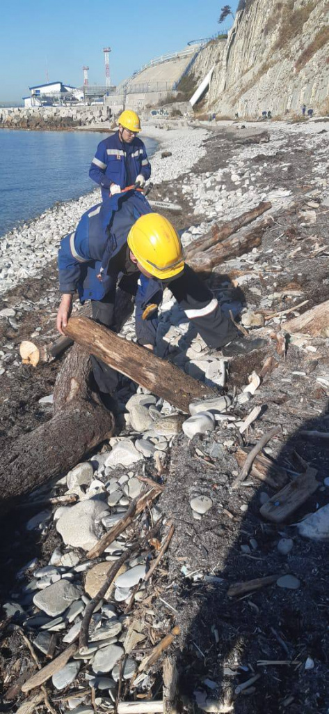 Волонтеры АО «Черномортранснефть» провели уборку берега